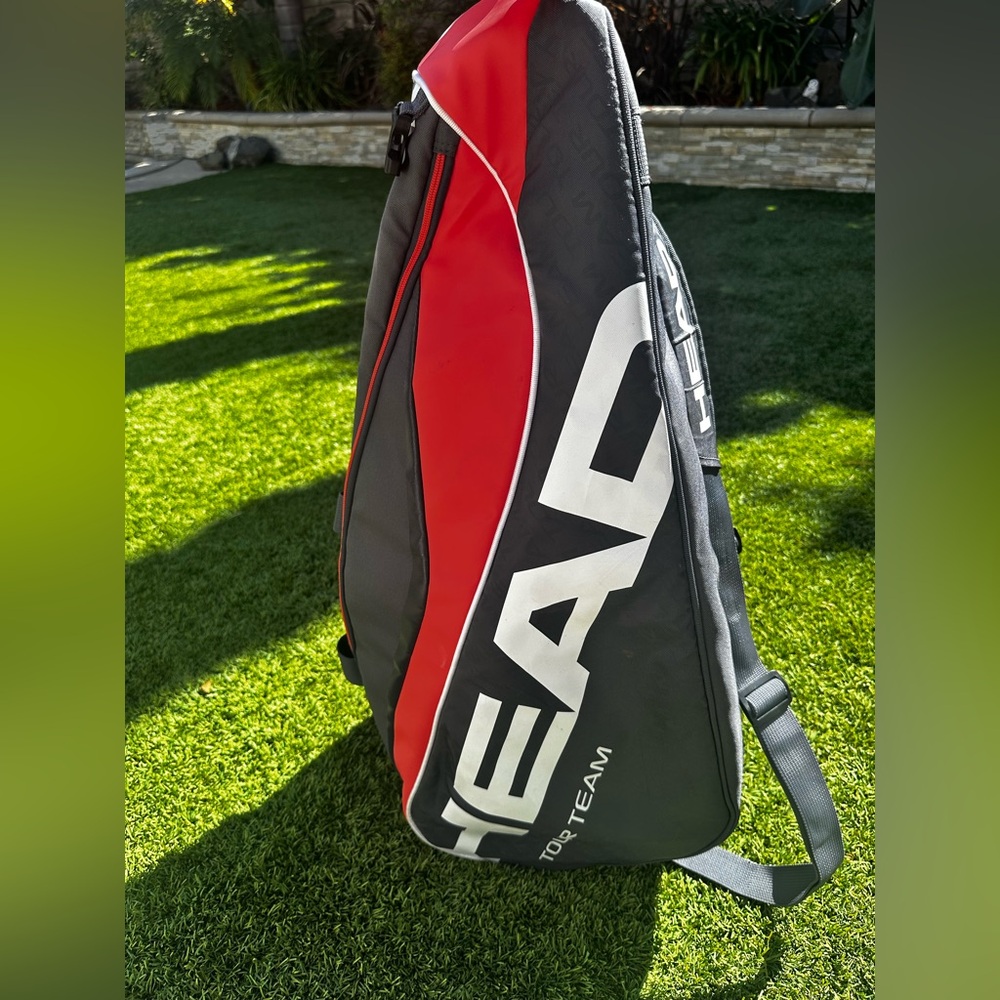 New Without Tags - HEAD Red and Gray Tennis Bag